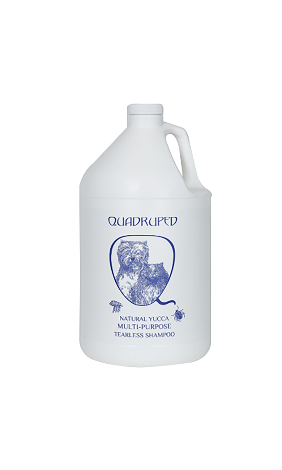 Quadruped Yucca Multi Purpose Tearless Medicated Flea & Tick Shampoo with Whiteners Questions & Answers