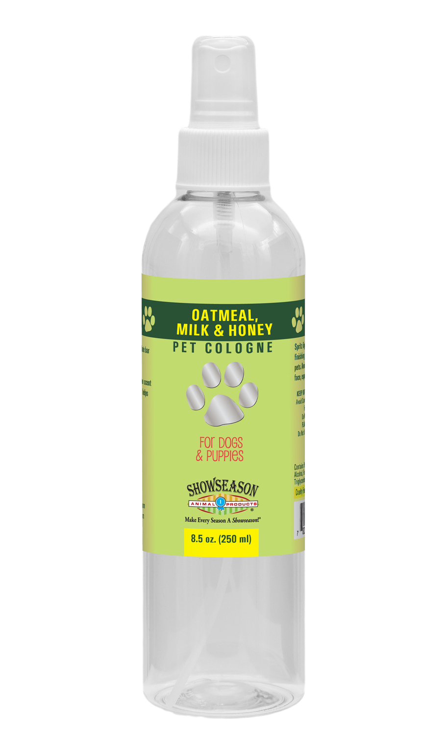 Showseason Oat Milk & Honey Pet Cologne 8.5 oz. Questions & Answers